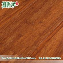 14mm Durable Super Hard Tongue & Groove Type Carbonized Strand Woven Bamboo Flooring