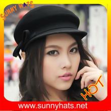 Simple soft cap wool woman outdoor