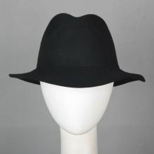 100% wool felt black billycock safari hats