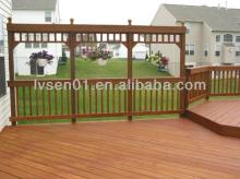 different color outdoor wood and plastic composited decking