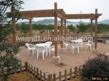 Hot sale outdoor HDPE& wood   fiber  WPC decking joist and accessories