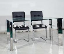 8 Seater Adjustable Glass Dining Table