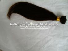 2012 New arrived !! sliky straight dark brown color Chinese hair extension in stock