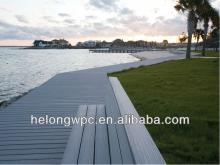 composite hollow dark grey China zhejiang factory CE outdoor flooring solid hollow woodgrain groove