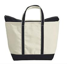 X-Large Natural Zip Top  Canvas  Tote