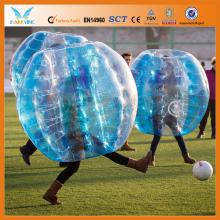 Hot promotion PVC/ TPU plastic  aurora  soccer bubble
