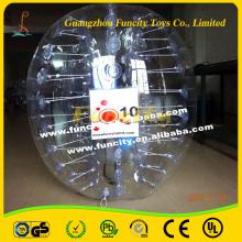 1.0mm PVC 1.2m/1.5m/1.8m inflatable soccer bubble,bubble football
