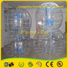 Custom hot sale bubble football inflatable pvc body zorbing ball