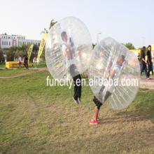 0.8/1.0mm pvc/tpu 1.2/1.5/1.8m size Inflatable Body Bubble Footballs , Human Bumper Balls for Sale