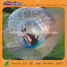 Custom inflatable bubble foot ball , body zorb  ball 