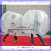 High Qualty 1.0mm TPU/ PVC  Human Inflatable  Soccer  Bubble  Ball  for Foot ball 