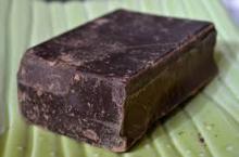 Natural cocoa mass