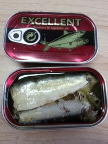 Canned  Sardine  in  oil   125g 