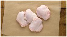 Grade A Halal Frozen chicken thighs