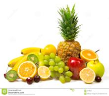  Fresh  Fruits Mango, Melons,  Pineapple s, Carrot, Oranges, Lemon, Orange