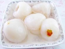2014 Hottest Candied Canned Lychee Peeled for Quic
