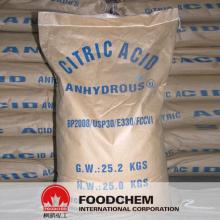 High Purity Food Grade Citric Acid Anhydrous Bp98 30-100 Mesh