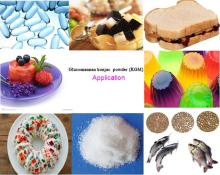 glucomannan konjac powder high viscosity and transparent powder