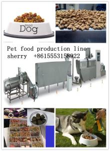 014 Fully Automatic Fully automatic dry pet dog food processing equipment machine