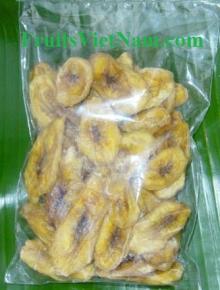 Sliced dried banana