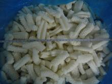IQF gigas squid carving