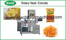 Rotary head extruder for cheetos, kurkure, curls