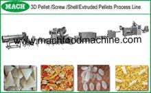 2D 3D Snacks Pellets Food production line