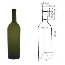 750ml  cork ed taper wine  bottle , glass  bottle 