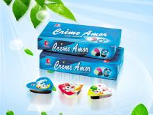 Tricolor Chocolate  Cup  in  Heart  Shape 15g
