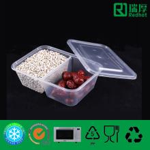 Double Compartments Food Storage Container 650ml