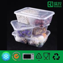 Two Compartments Plastic PP Food Container 850ml