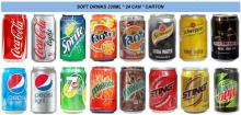 COKE LIGHT/SUGAR FREE, PEPSI, SPRITE AND MORE THAILAND SOFT DRINKS