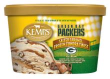 Green Bay Packer Salted  Caramel  Frozen Tundra Twist 1.5 QT