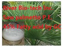 Natural botanical extract of saw palmetto with 45%fatty acid