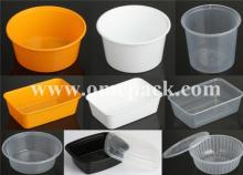 Plastic takeaway food container