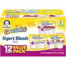  Gerber  Graduates Yogurt Blends