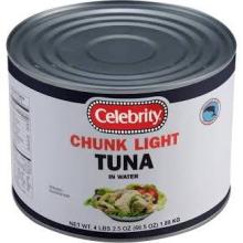 Chunk Light Tuna in Water 6 (66.5 oz.) Cans / Case