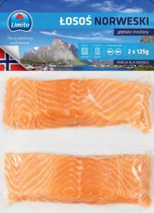 Norwegian salmon calibrated fillet portions