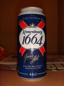 Kronenbourg 1664 lager beer available