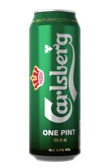 Carlsberg can lager beer