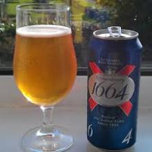 Kronenbourg 1664 blanc 250ml from France