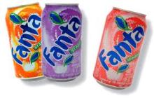 Fanta 0,33L can Orange soft drink