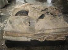 Wet salted cow hides