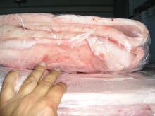 pork  back   fat  frozen