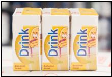 200ml UHT Full Cream Banana Milk Drink