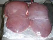 Frozen Halal beef liver