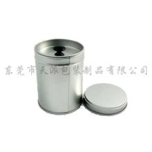 Round tea storage metal tins can with inner lid custom