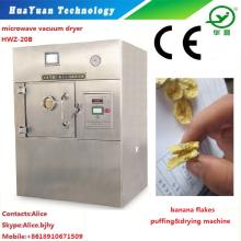 microwave vacuum banana drying&puffing machine-fruits dryer-low temperature drying machine