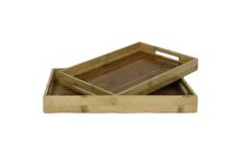 Bamboo serving trays