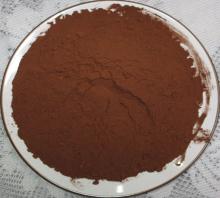 Dark redish cocoa powders